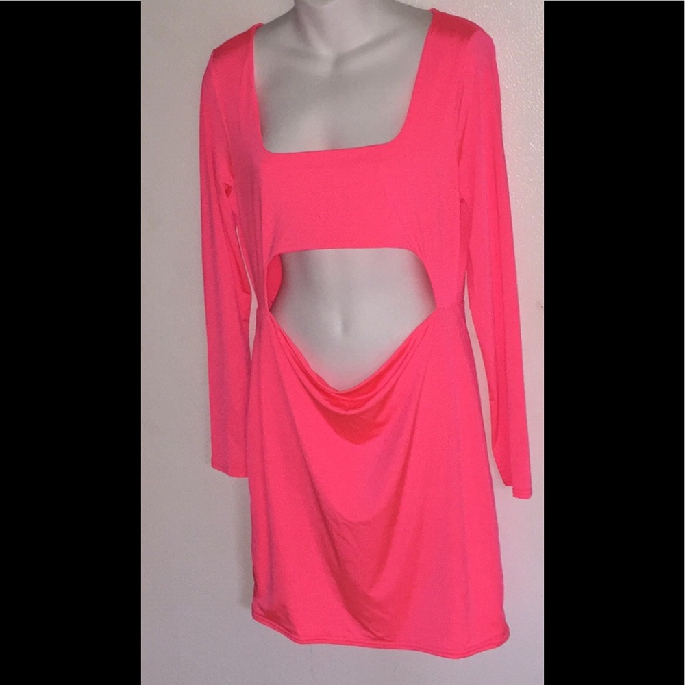 ASOS bright/hot Pink dress